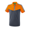 Erima Squad Poloshirt Orange Grau - orange