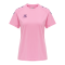 Hummel hmlCORE XK Poly T-Shirt Damen Weiss F3257 - rosa