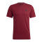 adidas Performance T-Shirt Dunkelrot Schwarz - rot