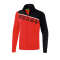 Erima 5-C Polyesterjacke Rot Schwarz - Rot