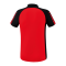 Erima Six Wings Poloshirt Rot Schwarz - rot