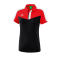 Erima Squad Poloshirt Damen Rot Schwarz - rot