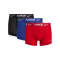 Nike Ultra Trunk Boxershort 3er Pack Rot Blau Schwarz F612 - rot