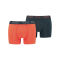 PUMA Basic Trunk Boxer 2er Pack Rot Blau F052 - rot