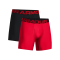 Under Armour Tech 6in Boxershort 2er Pack F600 - rot