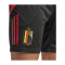 adidas Belgien Trainingshort EM 2024 Schwarz - schwarz