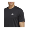 adidas Performance Base T-Shirt Schwarz Weiss - schwarz