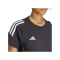 adidas Tiro 24 T-Shirt Damen Schwarz Weiss - schwarz