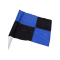 Cawila Eckfahne 45x45cm Schwarz Blau - schwarz