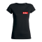 kicker Classic Mini Box T-Shirt Damen FC002 - schwarz