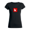 kicker Classic T-Shirt Damen Schwarz FC002 - schwarz