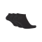Nike 3er Pack Socken Füsslinge Sneaker F001 - schwarz