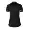 Nike Academy 21 Poloshirt Damen Schwarz Weiss F014 - schwarz