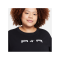 Nike Air Boyfriend T-Shirt Plus Size Damen F010 - schwarz
