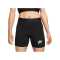 Nike Air Ribbed Short Damen Schwarz Weiss F010 - schwarz