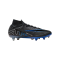 Nike Air Zoom Mercurial Superfly IX Elite SG-Pro AC Schwarz Silber Blau F040 - schwarz