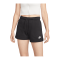 Nike Club Fleece Short Damen Schwarz Weiss F010 - schwarz