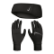 Nike Essential Stirnband Handschuh Set Damen F082 - schwarz