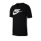 Nike Icon Futura T-Shirt Schwarz Weiss F010 - schwarz