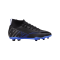 Nike Jr Air Zoom Mercurial Superfly IX Club FG/MG Kids Schwarz Silber Blau F040 - schwarz