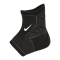Nike Pro Ankle Sleeve Schwarz Grau F031 - schwarz