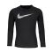Nike Pro Warm Crew Sweatshirt Kids Schwarz F010 - schwarz