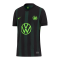 Nike VfL Wolfsburg Trikot Away Kids 2024/2025 Schwarz Grün F011 - schwarz