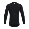 Under Armour HG Fitted Sweatshirt Schwarz F001 - schwarz