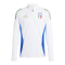 adidas Italien HalfZip Sweatshirt EM 2024 Weiss - weiss