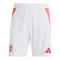 adidas Manchester United Short Home 2024/2025 Weiss - weiss