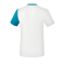 Erima 5-C T-Shirt Weiss Blau - Weiss