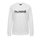 Hummel Cotton Logo Sweatshirt Damen Weiss F9001 - Weiss