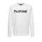 Hummel Cotton Logo Sweatshirt Weiss F9001 - Weiss