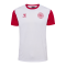 Hummel Dänemark Fan Blockshirt Weiss Rot F9160 - weiss