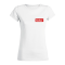 kicker Classic Mini Box T-Shirt Damen Weiss FC001 - weiss