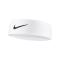 Nike Fury 3.0 Haarband Weiss Schwarz F101 - weiss