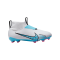 Nike Jr Air Zoom Mercurial Superfly IX Academy FG/MG Blast Kids Weiss Blau Pink F146 - weiss
