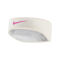 Nike Knit Stirnband Weiss Pink F111 - weiss