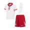 Nike Polen Trikot Home EM 2024 Kids Weiss Rot Rot F100 - weiss