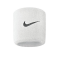 Nike Swoosh Wristbands Weiss Schwarz F101 - weiss