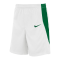 Nike Team Basketball Stock Short Weiss Grün F104 - weiss