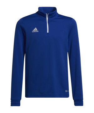 adidas-entrada-22-halfzip-sweatshirt-kids-blau-h57484-teamsport_front.png