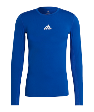 adidas-techfit-shirt-langarm-blau-gu7335-underwear_front.png