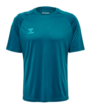 hummel-hmlcore-xk-poly-t-shirt-gruen-f7058-211943-teamsport_front.png