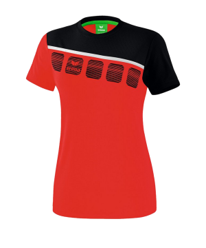 erima-5-c-t-shirt-damen-rot-schwarz-fussball-teamsport-textil-t-shirts-1081912.png