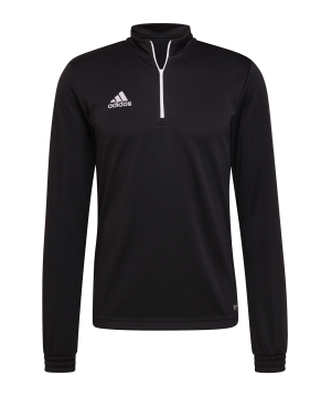 adidas-entrada-22-halfzip-sweatshirt-schwarz-h57544-teamsport_front.png