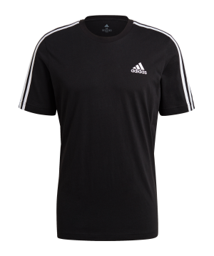 adidas-essentials-3-stripes-t-shirt-schwarz-weiss-gl3732-fussballtextilien_front.png
