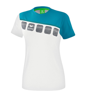 erima-5-c-t-shirt-damen-weiss-blau-fussball-teamsport-textil-t-shirts-1081919.png
